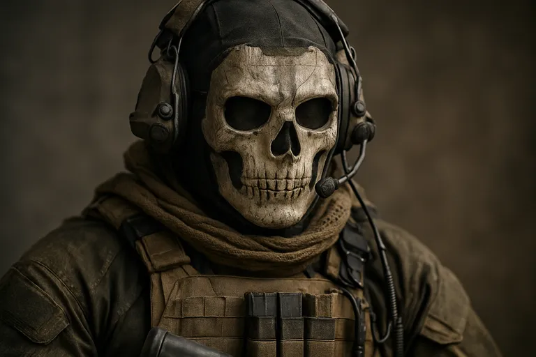 Afwerking en presentatie van je COD ghost cosplay