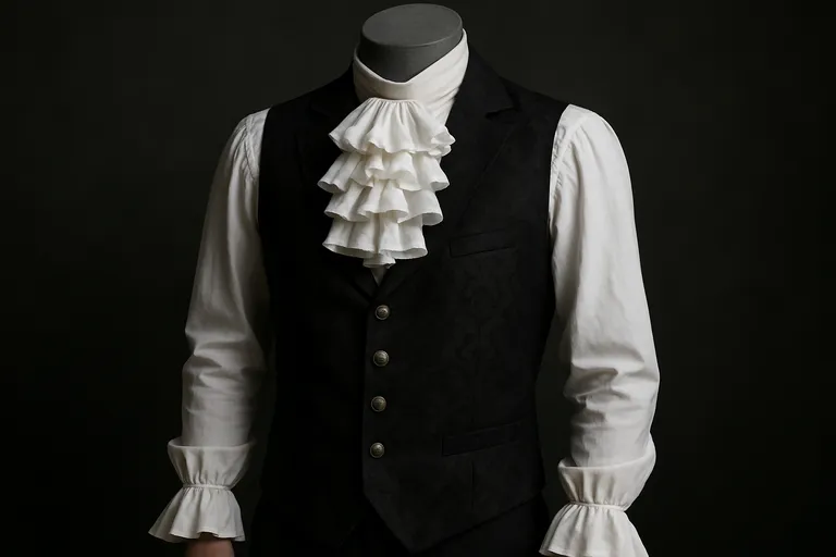 Onderdelen van het vanitas kostuum