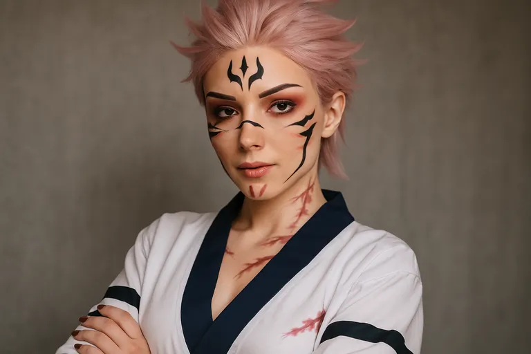 Essentials voor de look: make-up, tattoos, wig en outfit