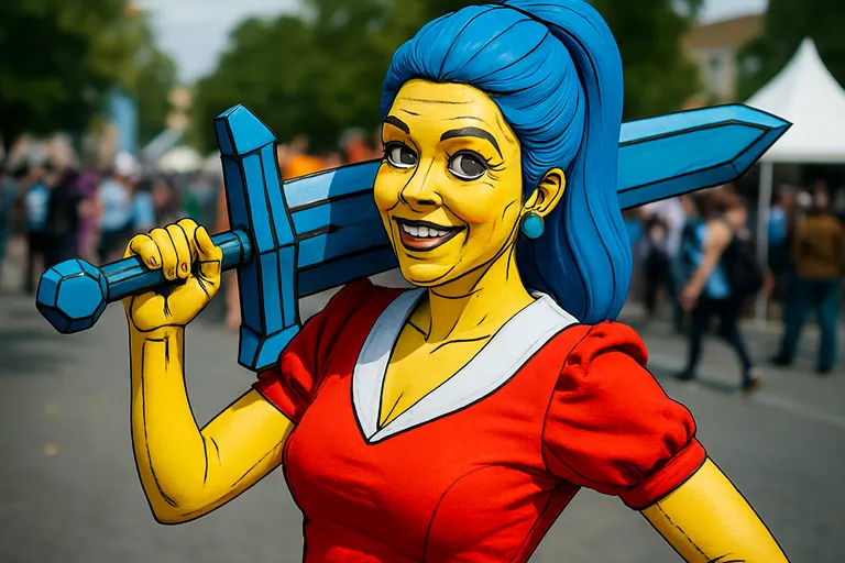 Kleurrijke animatie ontmoet cosplay: laat je favoriete tekenfilmheld stralen op elk event