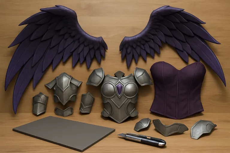 Materialen en kostuumonderdelen