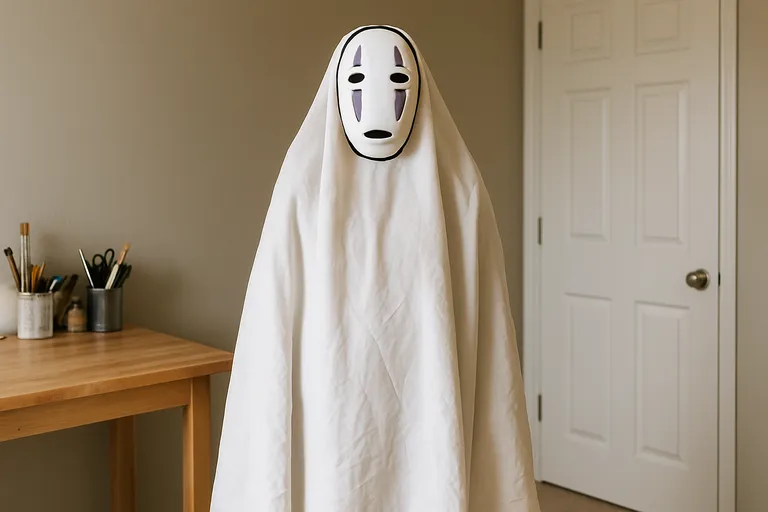 No face cosplay maken: stap-voor-stap