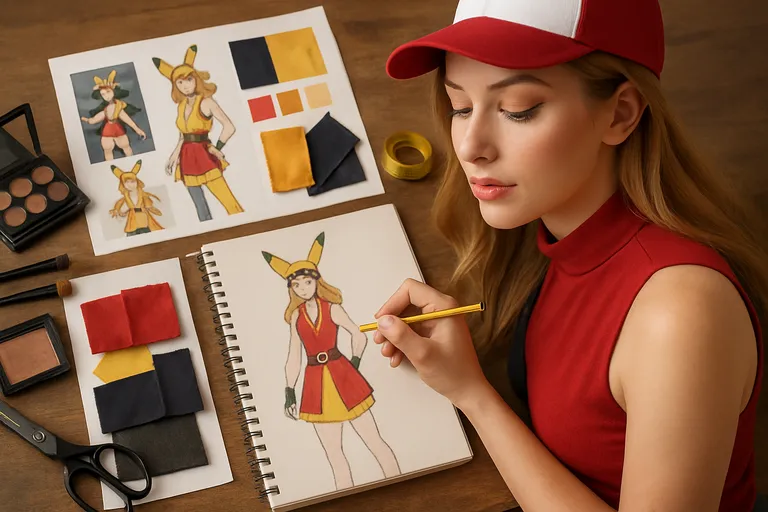 Van schets tot show: materialen, make-up en afwerking