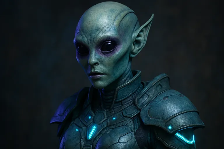 Transformeer jezelf tot een overtuigend buitenaards wezen met make-up, protheses en lichtgevende details